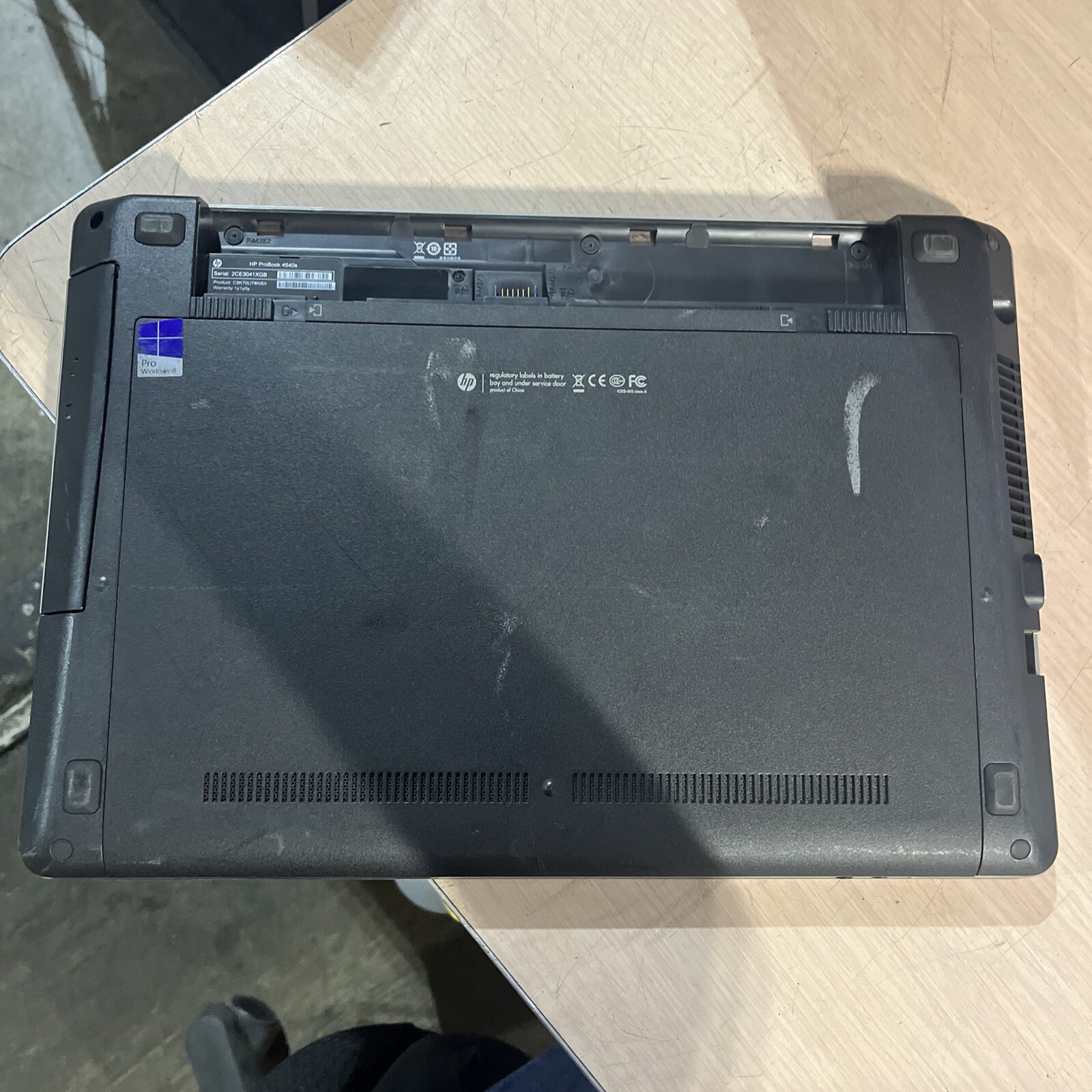 HP PROBOOK 4540S INTEL CORE I3-3110M 2.40GHZ 4GB RAM NO HD 7