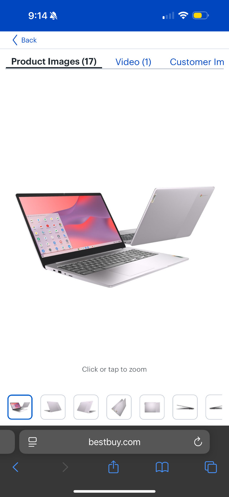 Leveno Chromebook 15.6 space gray