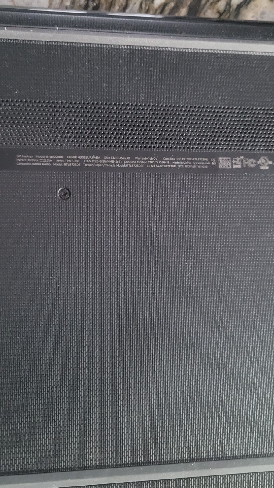 HP Laptop, 15″, 4 GB, 10.6 Virtual Memory, tested & wiped. Excellent condition!