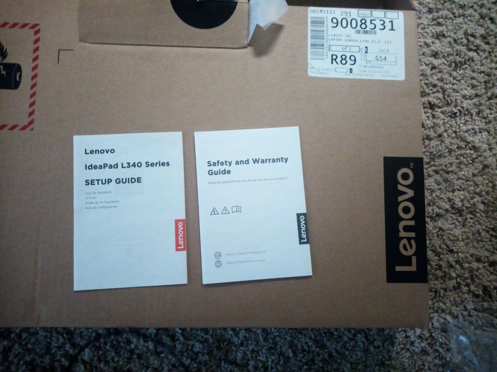 Lenovo IdeaPad L340 15.6 inch (500GB, Intel Core i3 8th Gen, 4GB)…