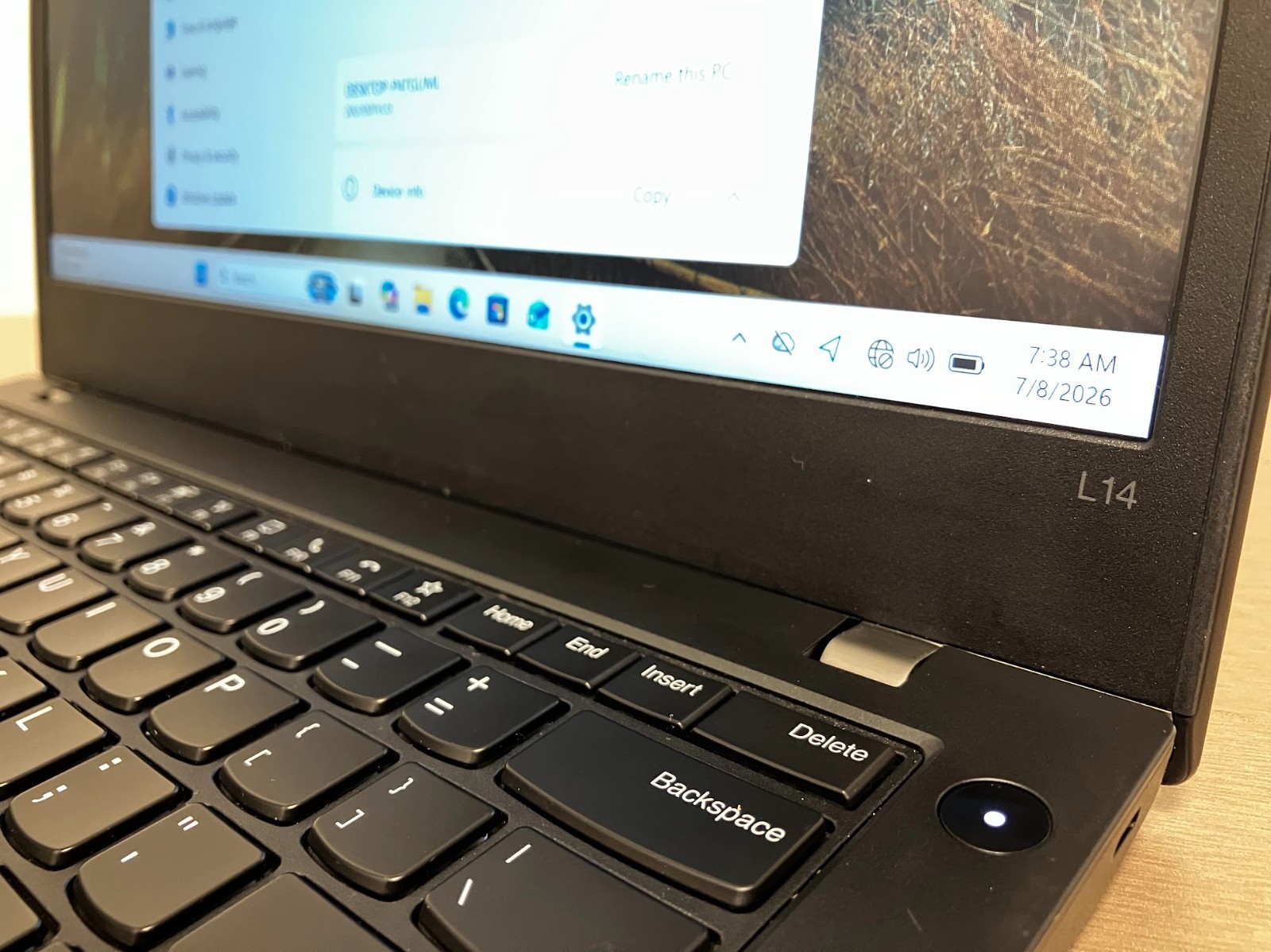 Lenovo ThinkPad L14 (Gen1) i7 (1.8ghz) with 32GB RAM, 512GB NVME and Win11 pro