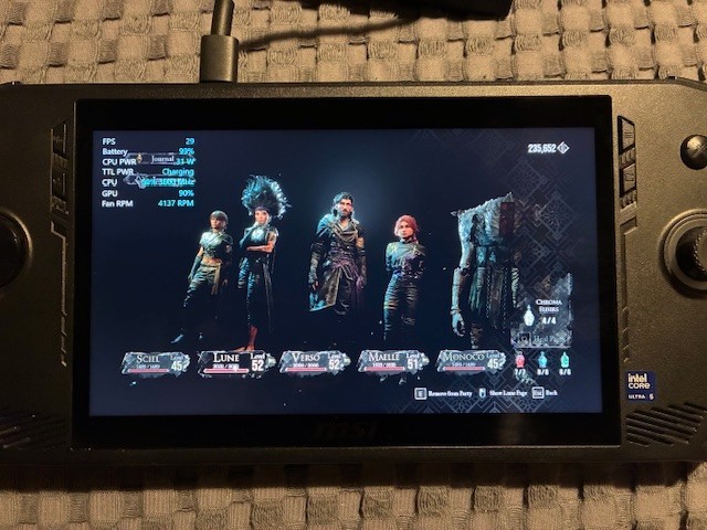 MSI Claw A1M – Core Ultra 5 135H 3.60GHz 16GB RAM 512GB SSD