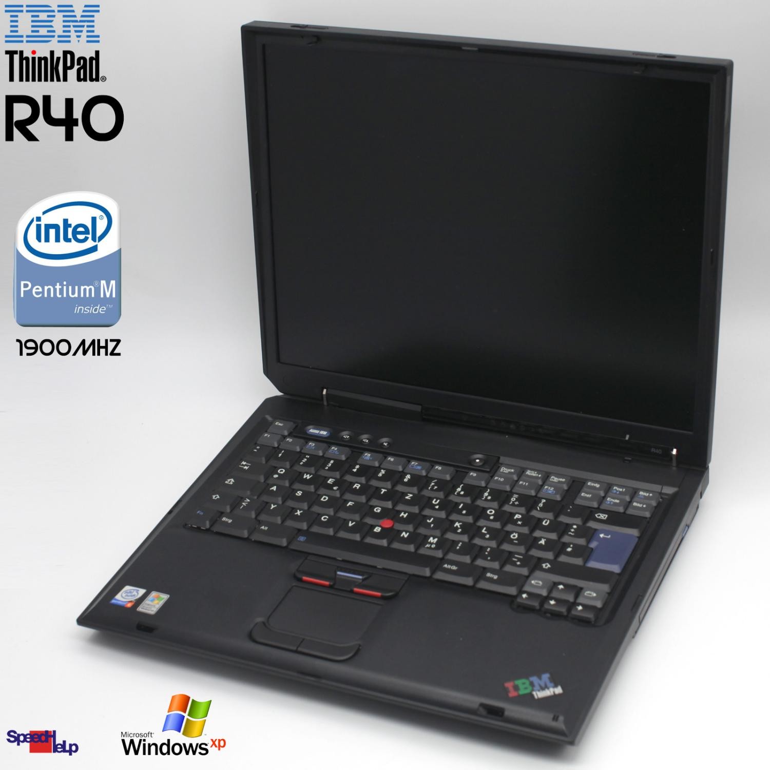 NOTEBOOK IBM THINKPAD R40 INTEL PENTIUM 4M 1900MHZ LAPTOP 1GB 40GB LPT 1400×1050