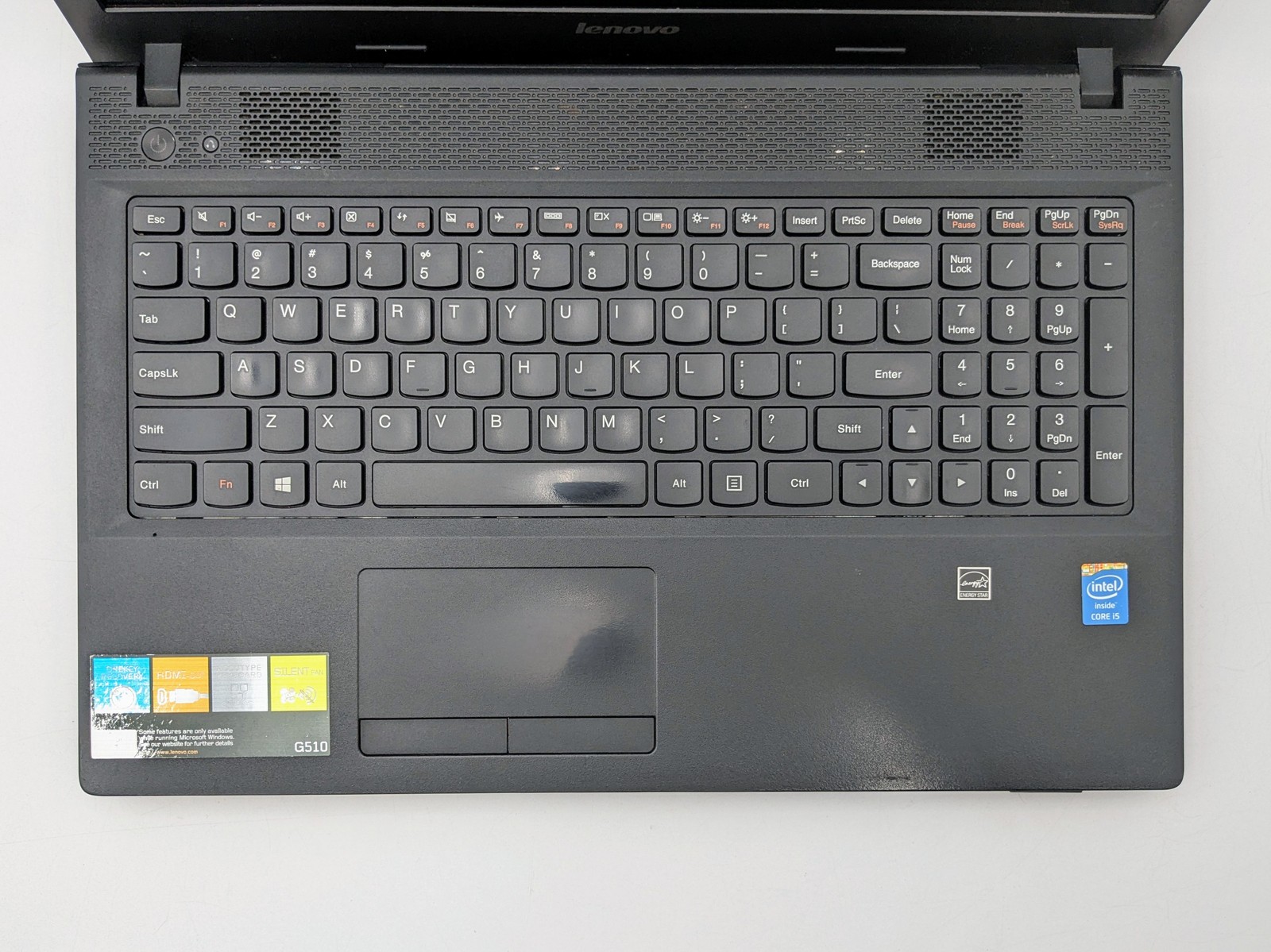 LENOVO G510 15″ HD I5-4200M 512GB SSD 8GB W10 Webcam DVD