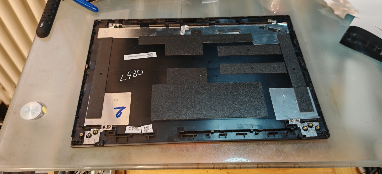 LENOVO THINKPAD L480 LCD BODY DISPLAY COVER AP164000100