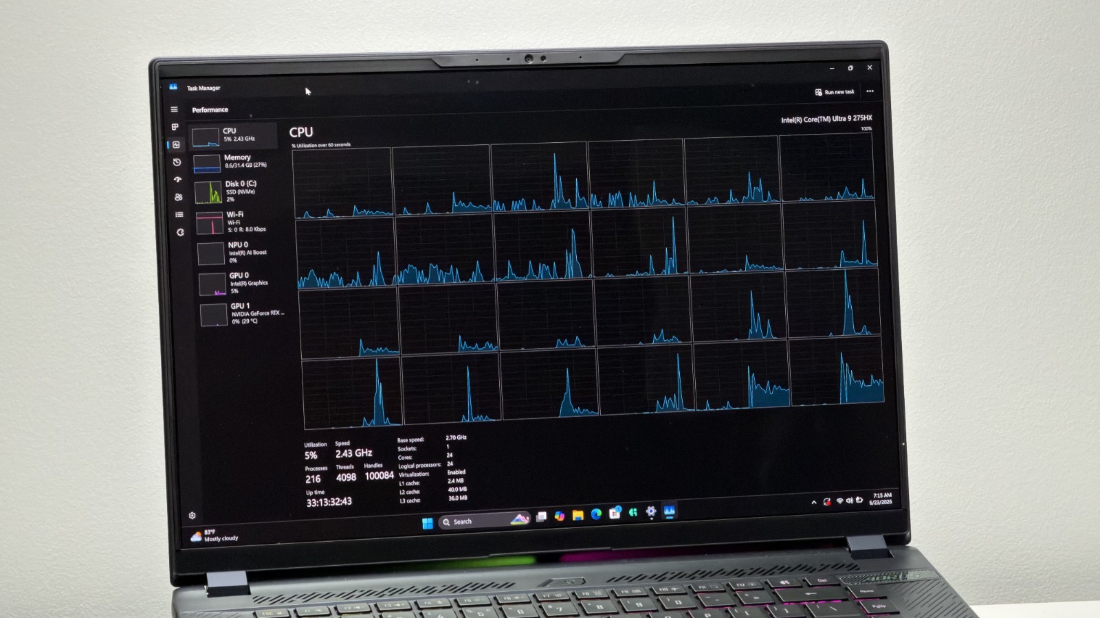 GIGABYTE AORUS MASTER 16 RTX 5080 Gaming Laptop – 240Hz 2560×1600 OLED