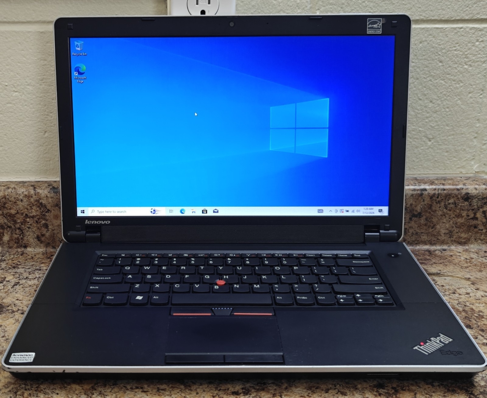 Lenovo ThinkPad Edge 15 Laptop Intel Core I3, 8GB Ram, 256G SSD, Windows 10 Home