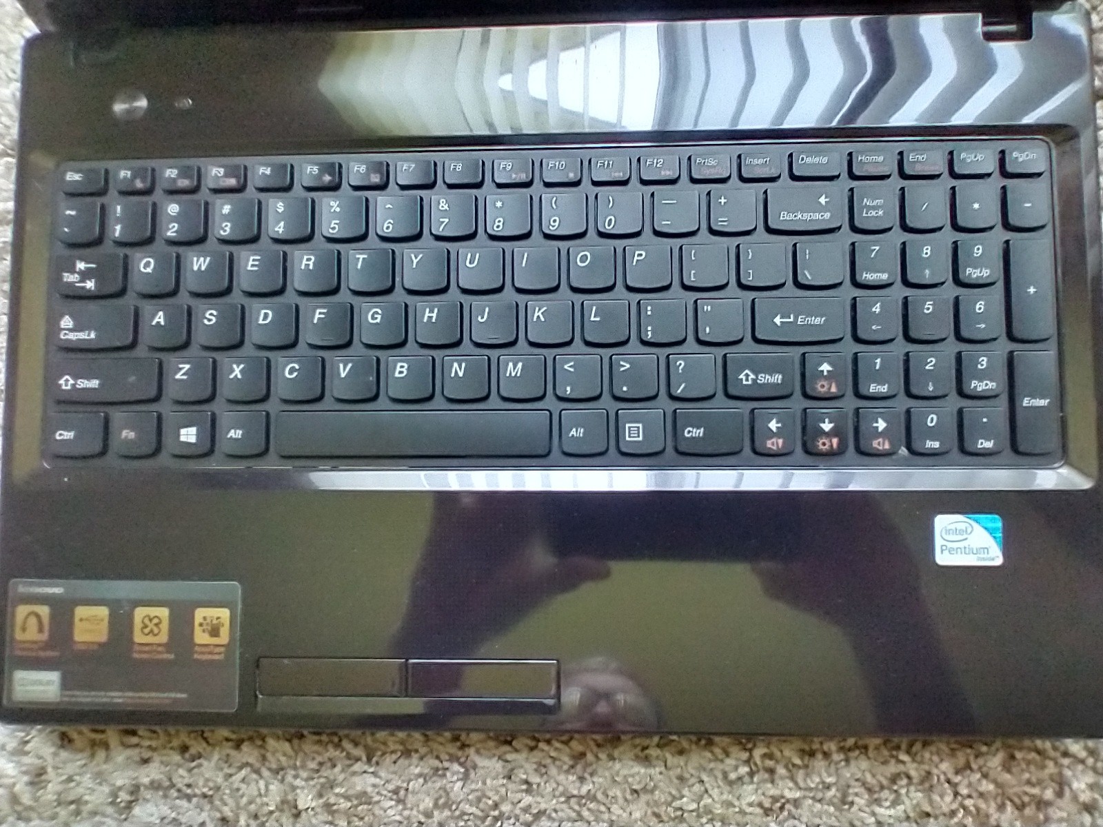 LENOVO G580 INTEL Pentium CPU B980 @ 2.40GHZ / 500GB HDD 4GB DDR Ram