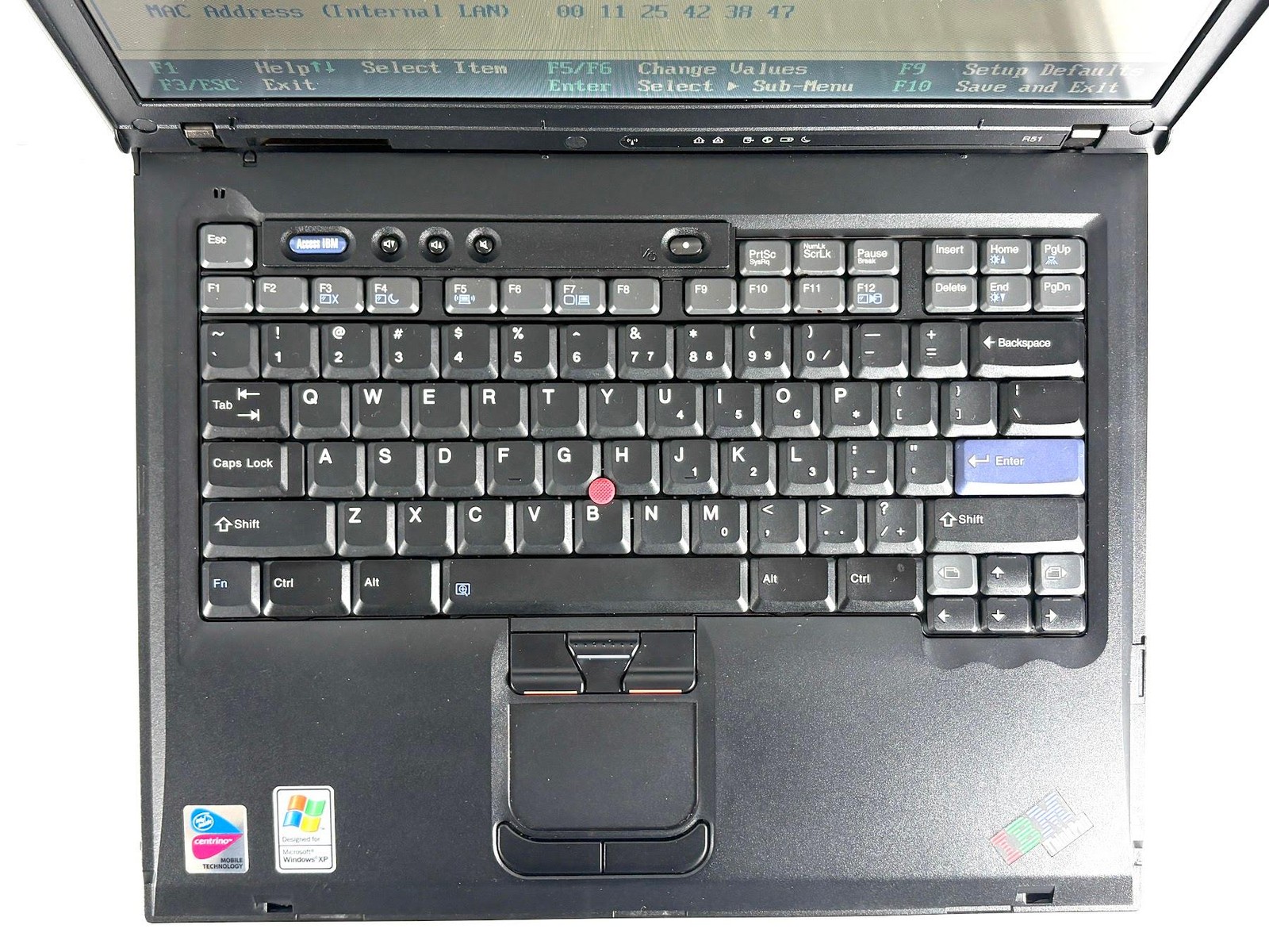IBM ThinkPad R51 15″ HD Pentium 1GB RAM 40GB HDD