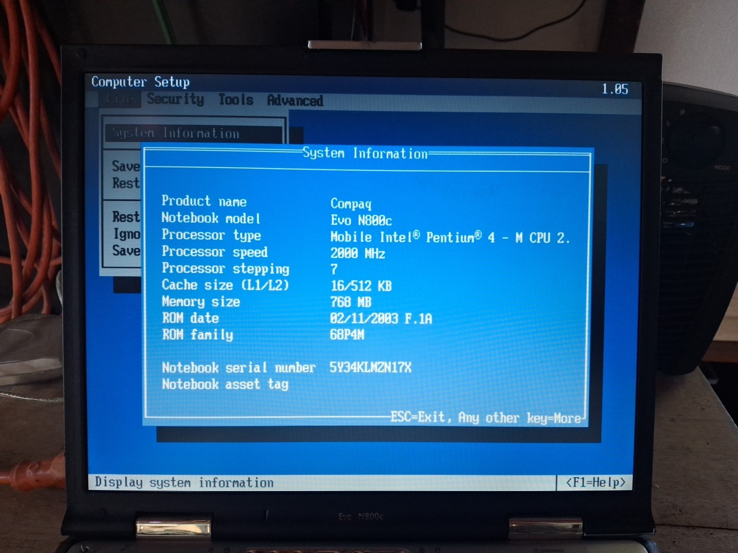 Lot Of 3 HP Compaq Evo 15″ N800v Laptop PC P4 2.00GHz/768MB/DVD/No AC, HD, & O/S