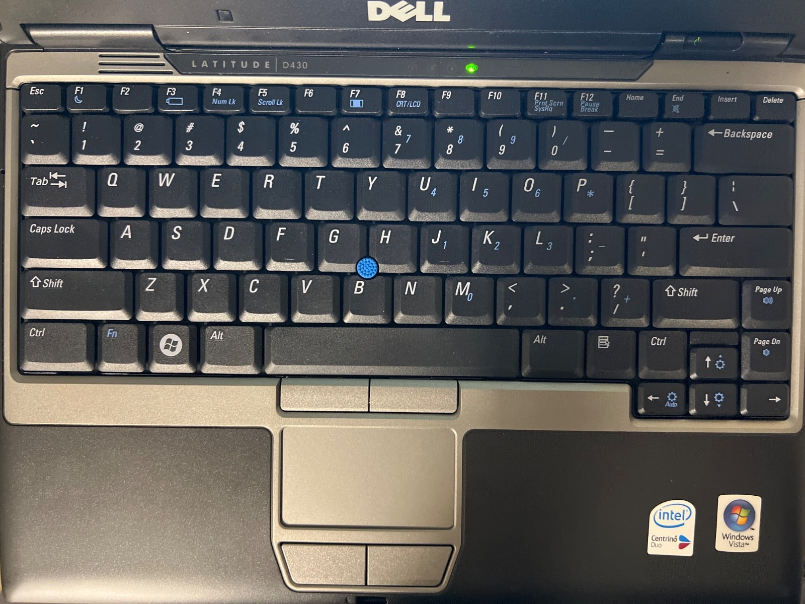 Dell Latitude D430 LT Win XP Pro Core 2 Duo 1.2GHz 2GB RAM 80GB HDD w/Media Base