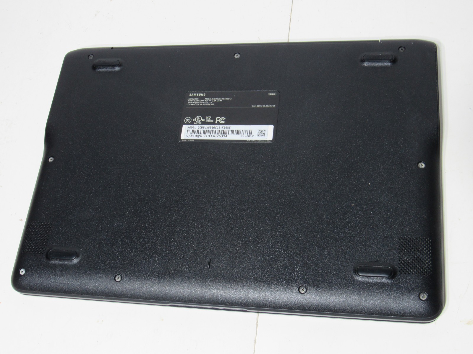 Samsung XE500C13-K03US Chromebook 3 C500 11.6″ HD Celeron N3060-4GB – 16GB SSD