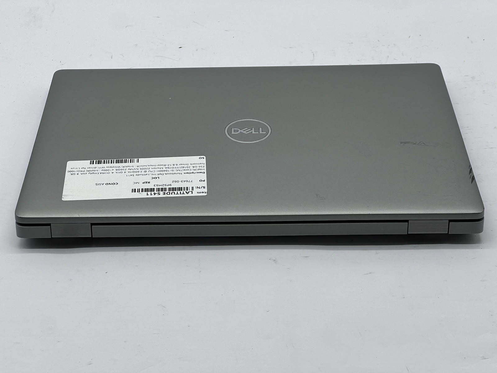 Dell Latitude 5411, i5-10400H CPU, @ 2.60GHz, 8GB RAM, 256GB NVMe-No OS/Charger