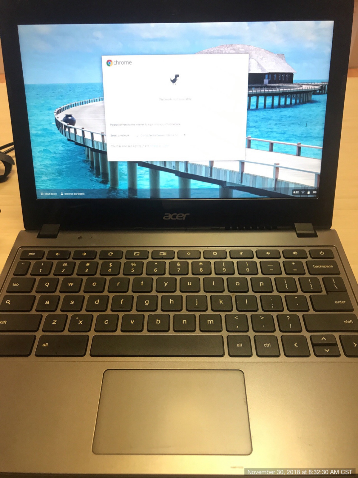 Acer Aspire C720-2827 11.6″. 16GB, Intel Celeron, 1.4GHz, 2GB Chromebook – Black