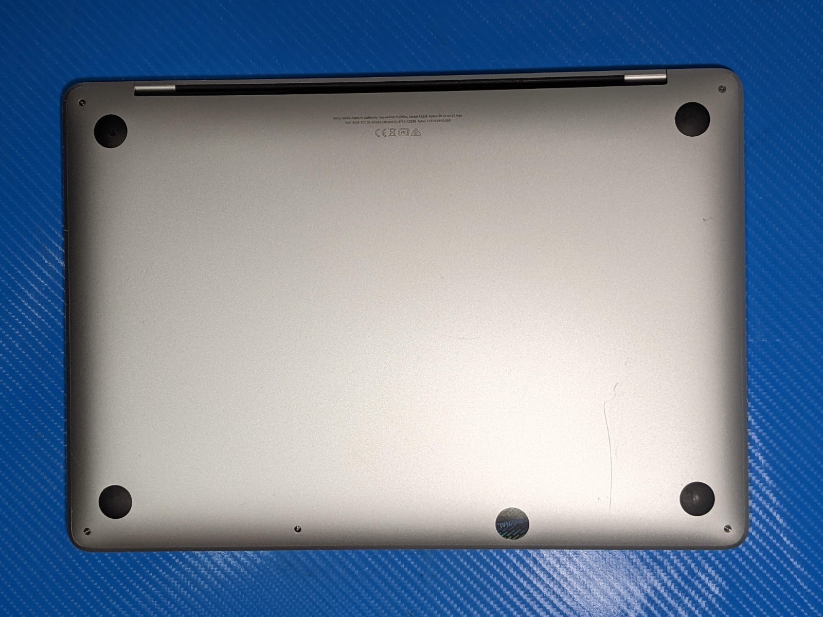 Apple MacBook Pro A2338 (2020) 13.3″ M1 8CPU/8GPU 3.2GHz 8GB 256GB MYDA2LL/A +PA