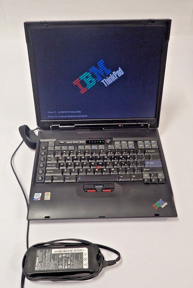 IBM THINKPAD TYPE 2652-K3U A31 SERIES 15″ LAPTOP PENTIUM 4 PROCESSOR 1.7GHz