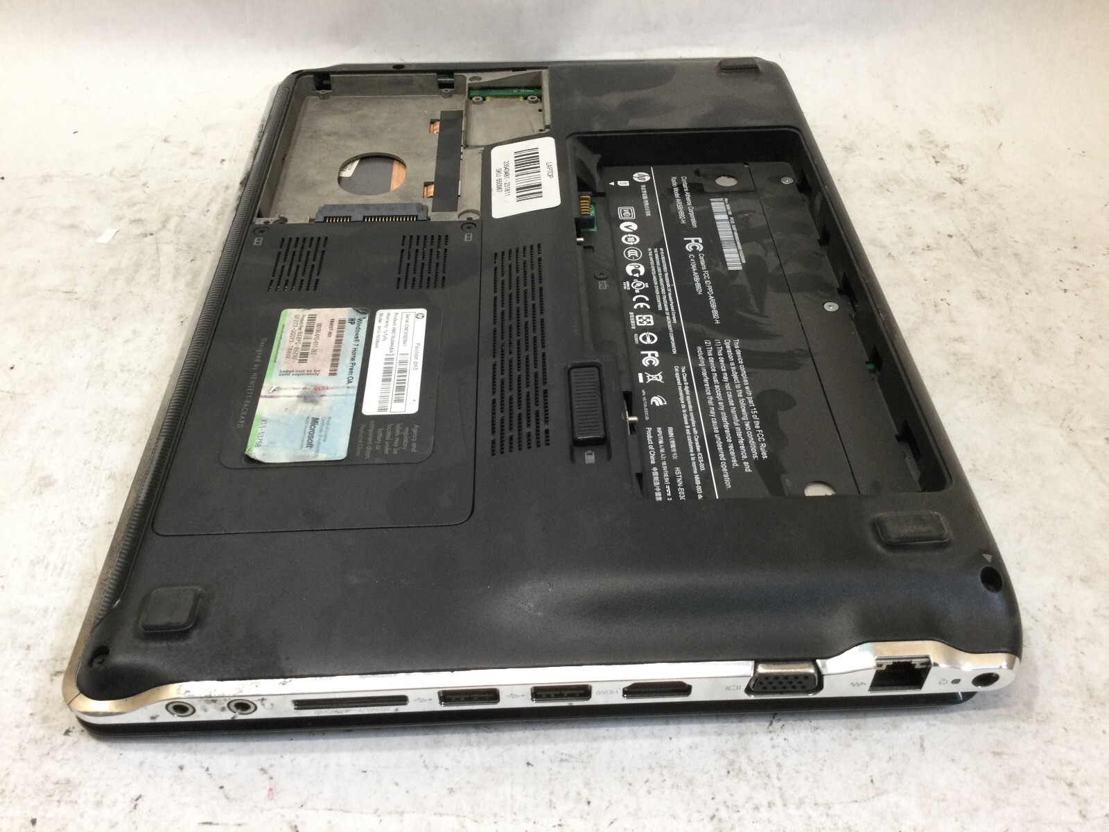 HP PAVILION DM3 – BOOTS TO BIOS – AMD ATHLON NEO X2 – 4GB RAM – READ DESCRIP -BB