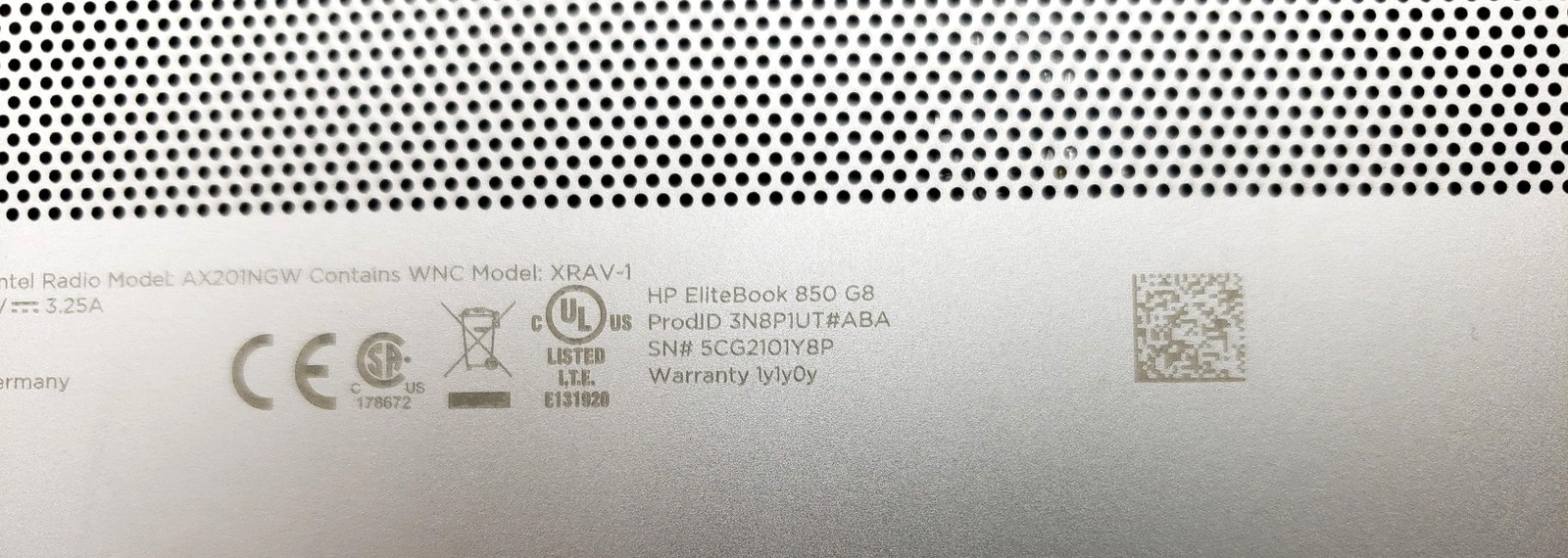 HP EliteBook 850 G8 i5-1135G7 16GB Ram 256GB SSD Win 11 Pro Touchscreen Laptop.