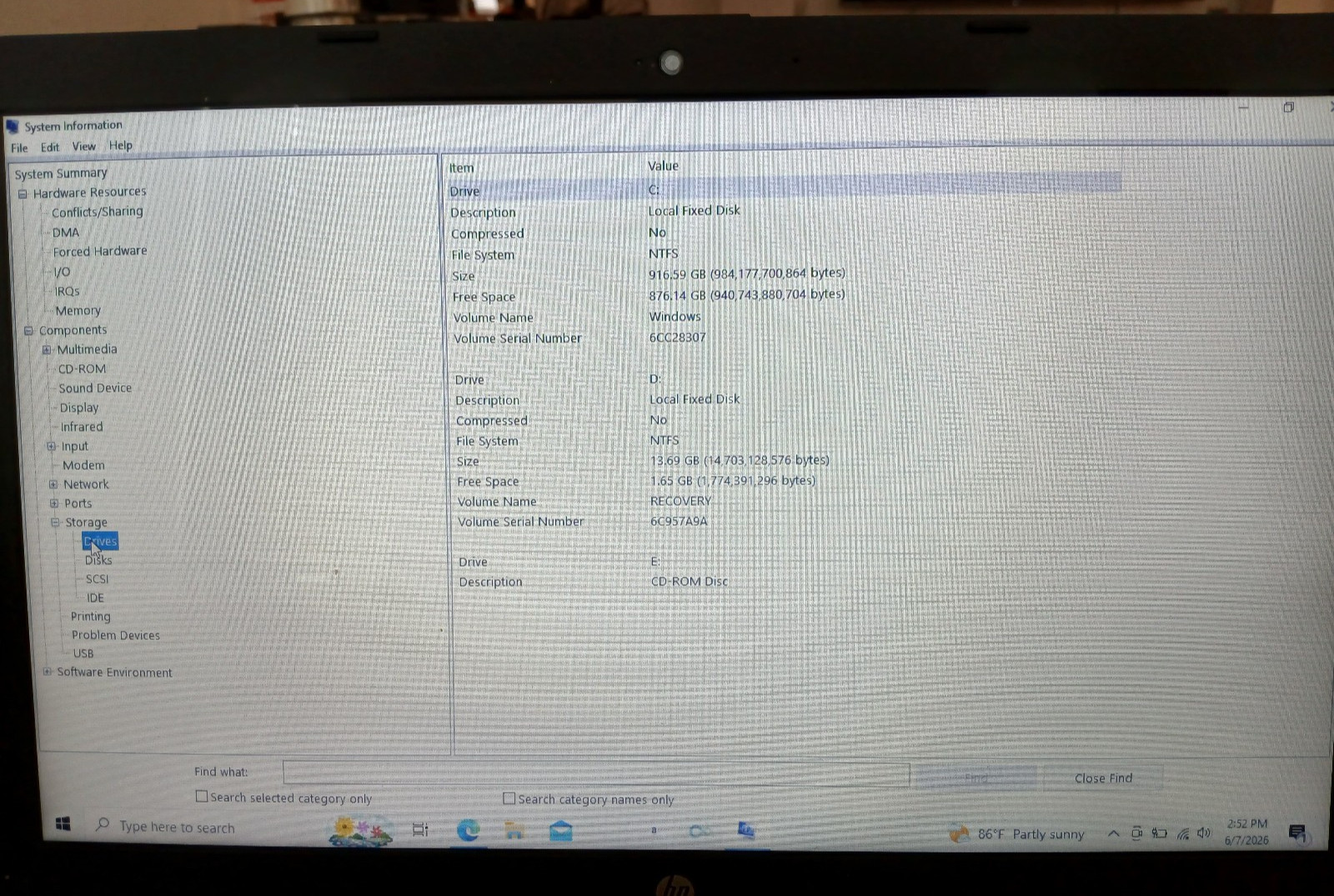 HP 15-BA009dx Laptop – Please see pictures for full details