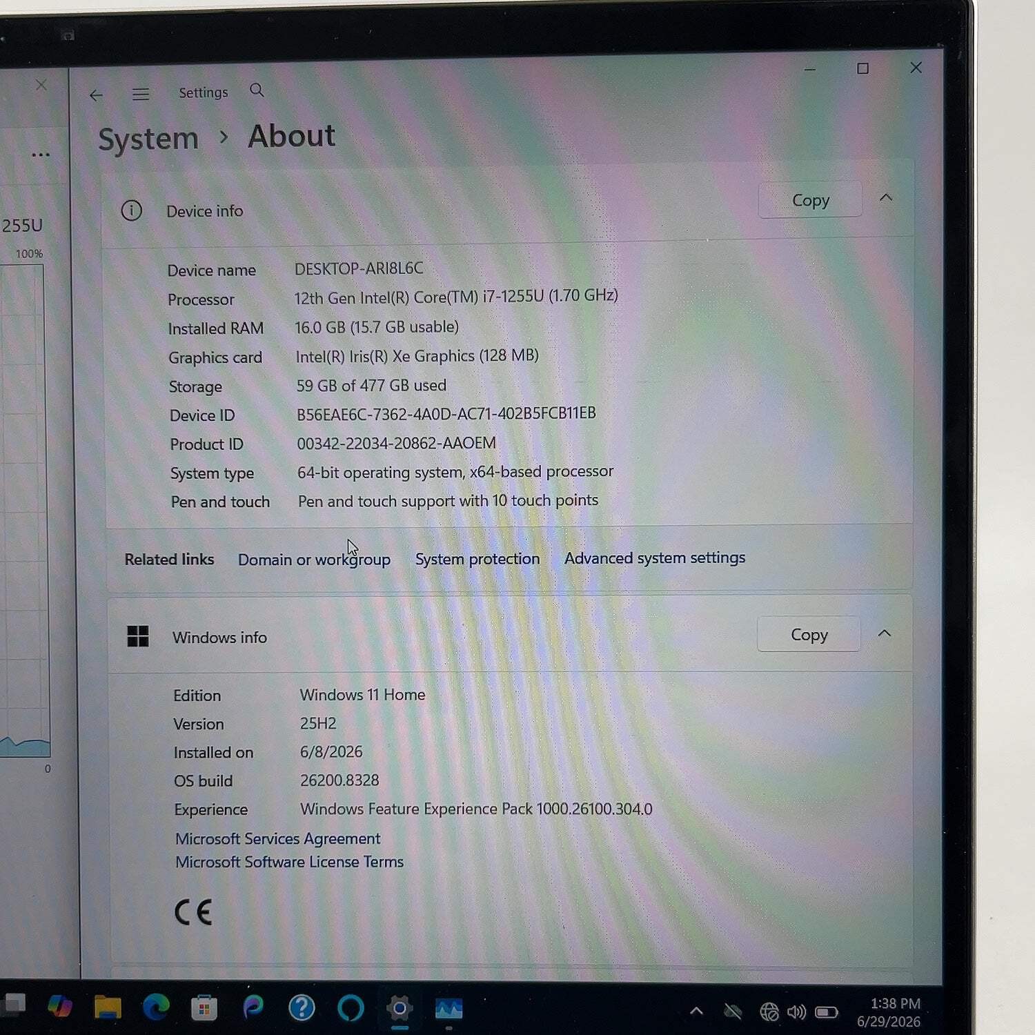 HP Envy x360 15-EW0XXX 15.6″ i7-1255U 1.7GHz 16GB RAM 500GB SSD