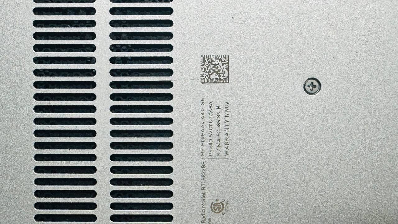 HP ProBook 440 G6 Core i5-8265U 8GB RM 256GB SSD W11 pro