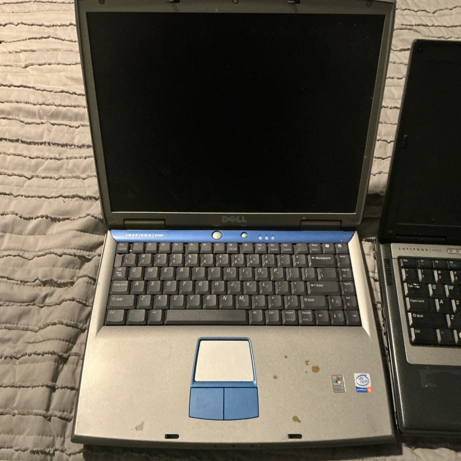 Lot of 2 Dell Computers-Inspiron 5100 and Latitude D630 Untested