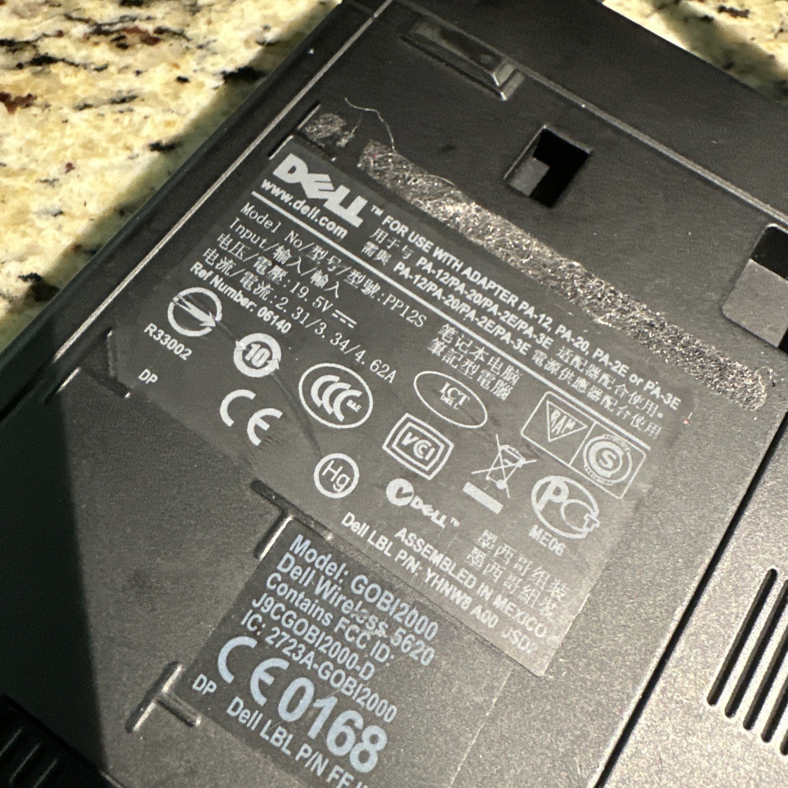 DELL LATITUDE XT2 PP12S Laptop Intel CORE2 DUO U9400 Windows 7 For Parts Only