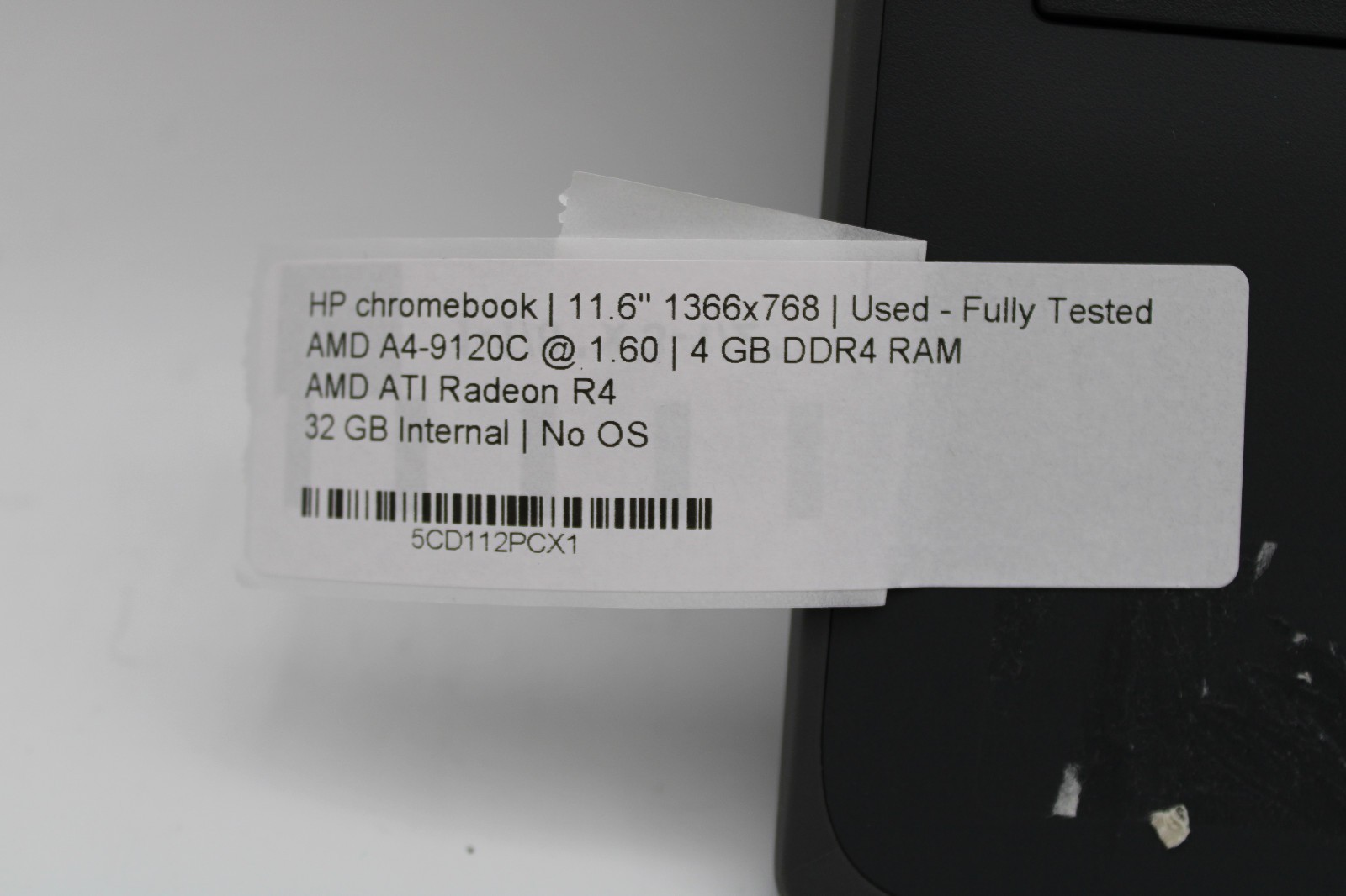 HP Chromebook 11a G8 EE _ A4-9120C _ Radeon R4 _ 4GB / 32GB _ Chrome OS