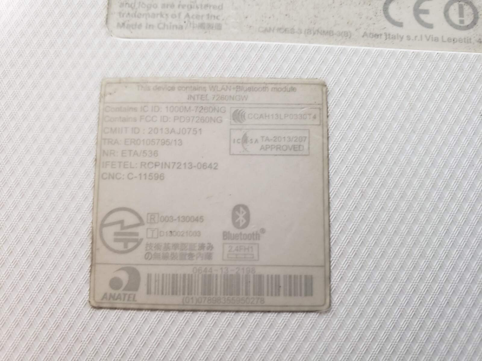 ACER Chromebook 11 CB3-131 N15Q10 Dual Celeron N2840 2.16GHz 11.5″ 16GB SSD 2GB