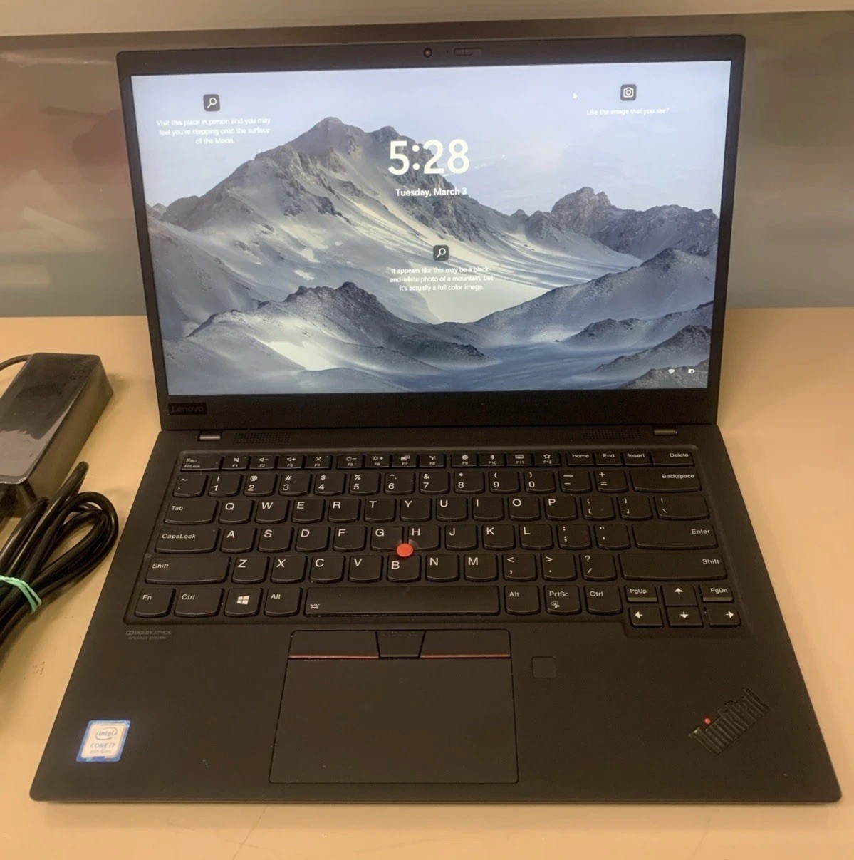 🌟Lenovo Thinkpad X1 Carbon Gen 7th i7-8565U 1.8GHz, 16GB-256GB Win 11🌟