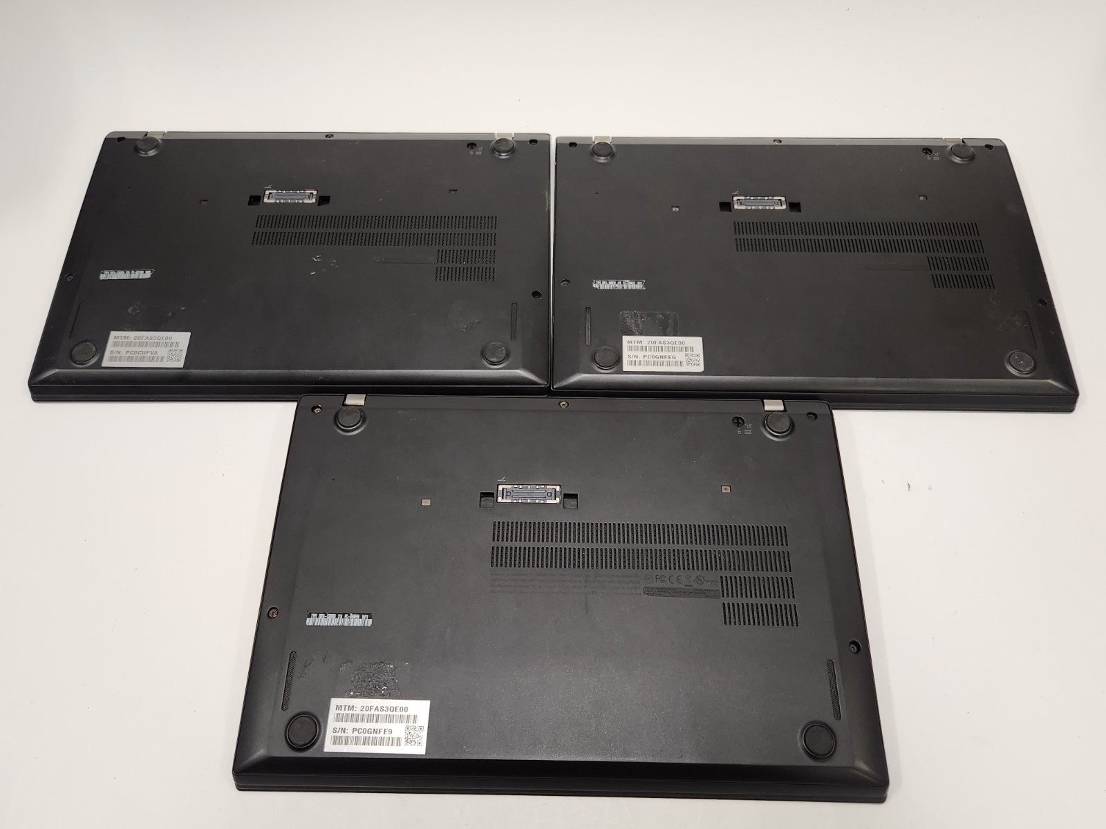 Lot of 3 Lenovo ThinkPad T460S i7-6600U 2.6Ghz 4GB RAM NO SSD NO AUDIO *READ*