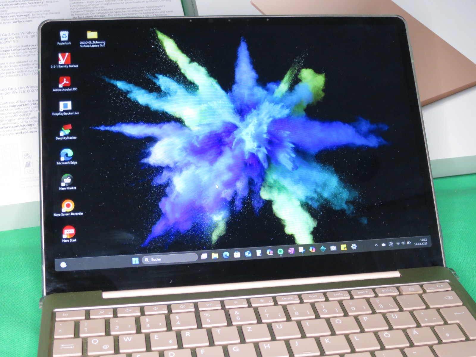 Microsoft Surface Laptop Go 2 Intel i5 11th Gen 8GB RAM 256GB Sandstone