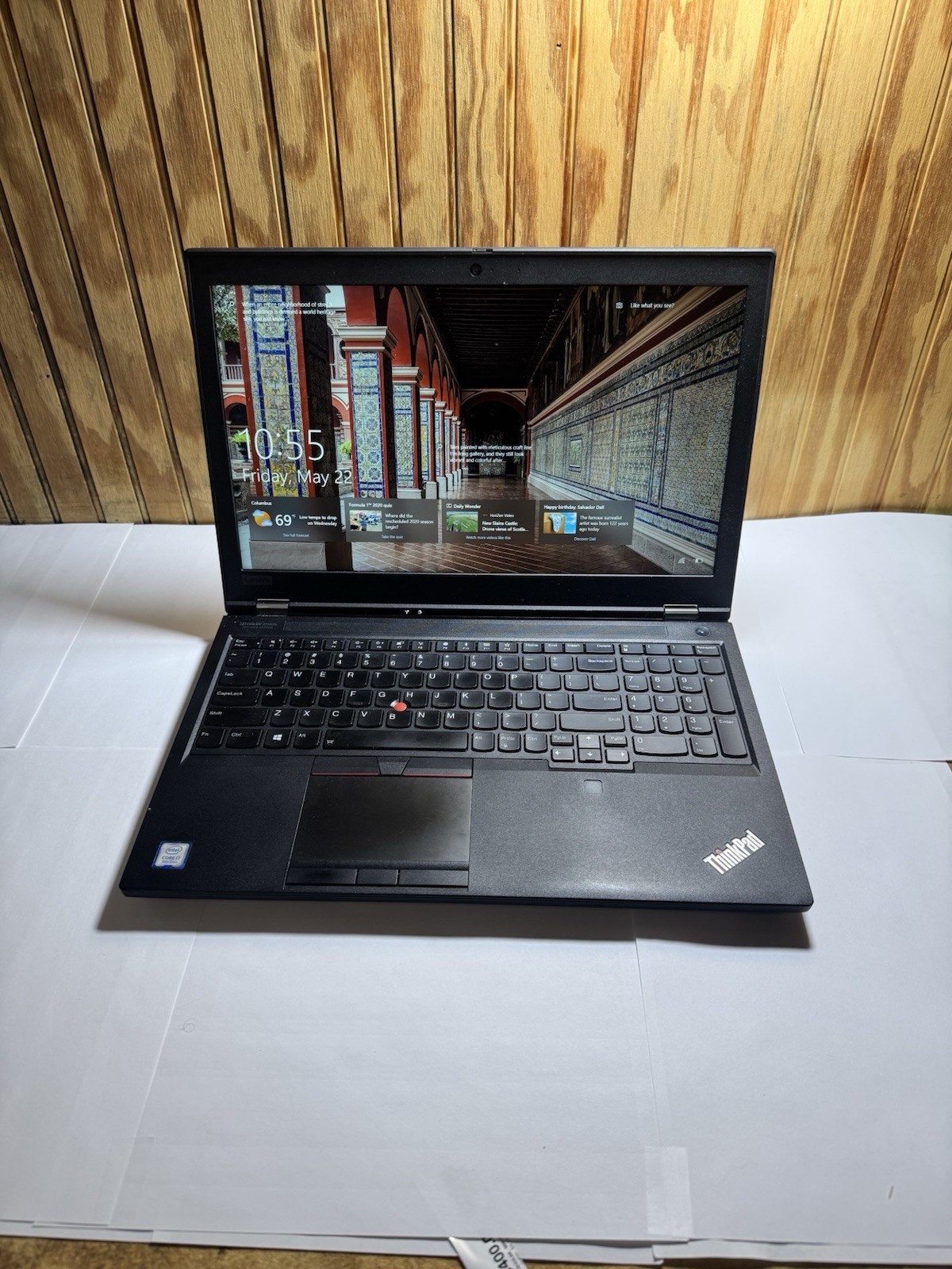 Lenovo ThinkPad Core i7-9750H 16GB RAM 237GB SSD 15.6″ Windows 10 Pro Laptop