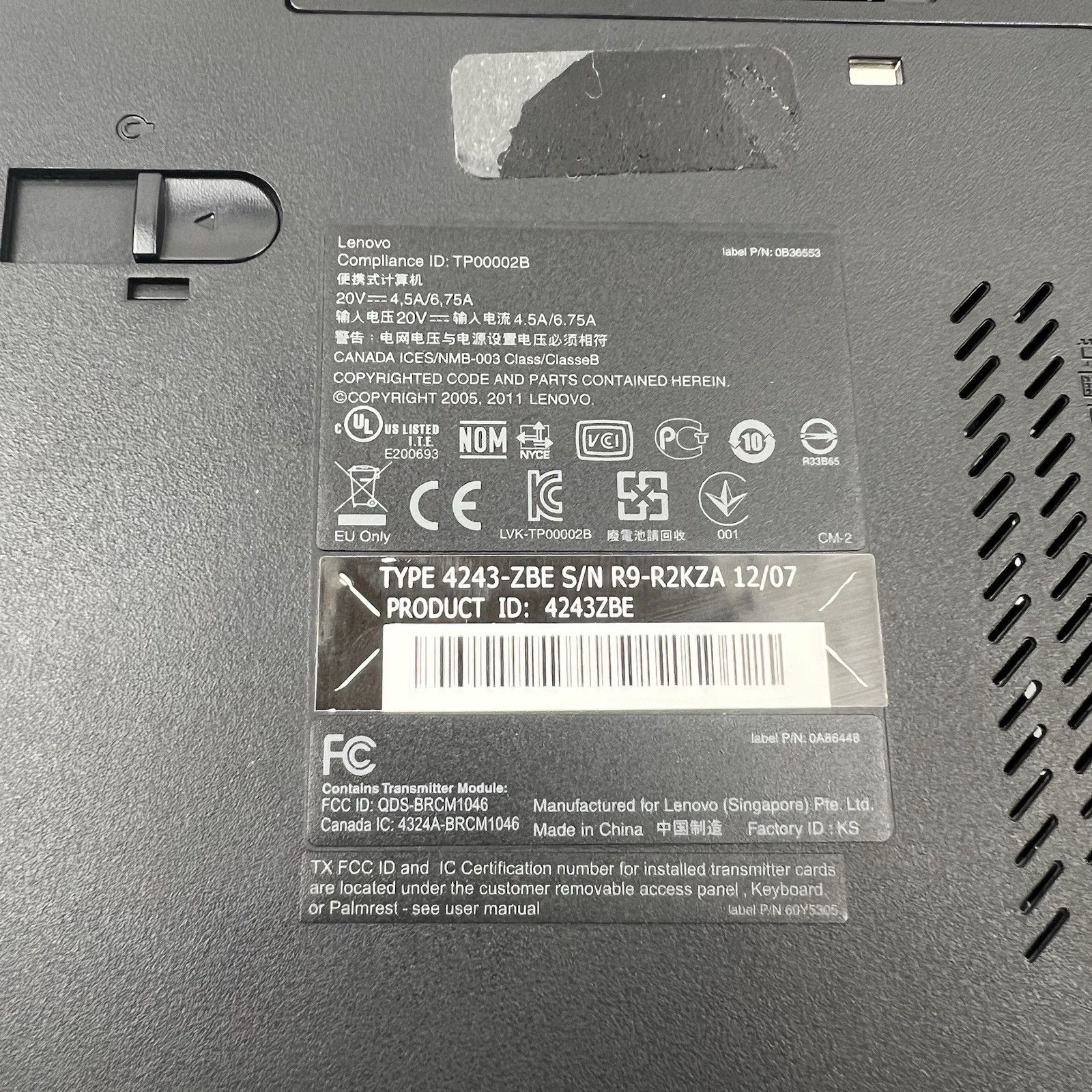 Lenovo ThinkPad T520 Intel i7-2640M 8GB 320GB HDD Linux Mint OS w/ Charger|ELP84