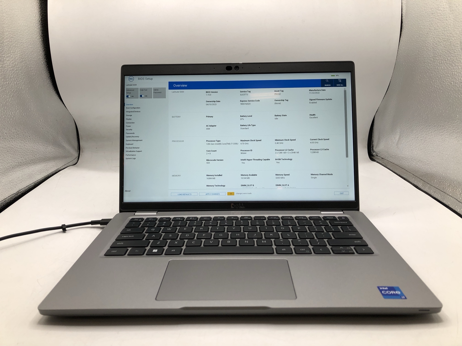 DELL LATITUDE 5430 Notebook i7-1255u 16GB RAM 512GB SSD – Grade D