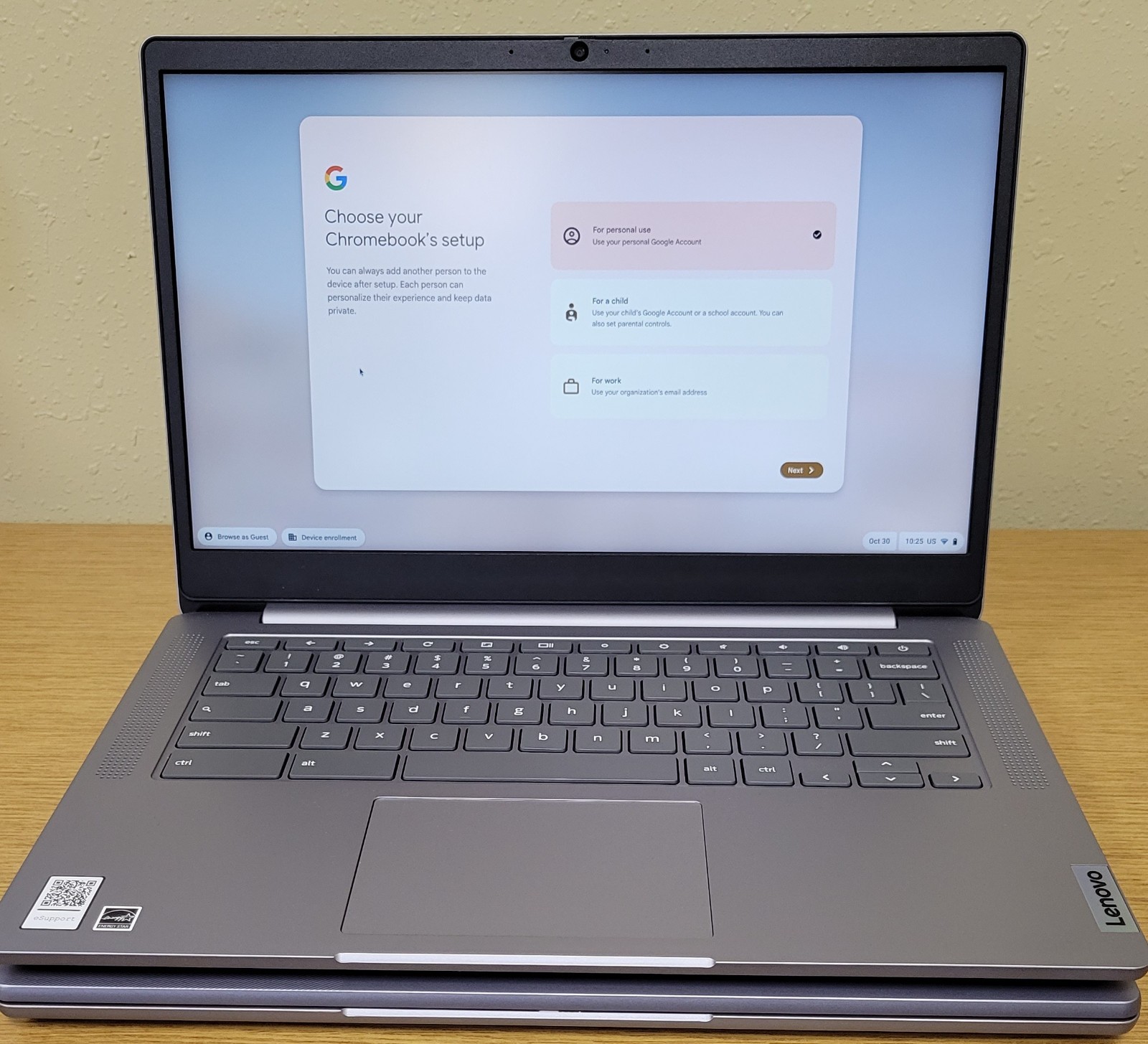 (Lot of 2)Lenovo IdeaPad 3 Chrome 14M836 MediaTek Mt8183 1.90GHz 4GB 64GB No OS