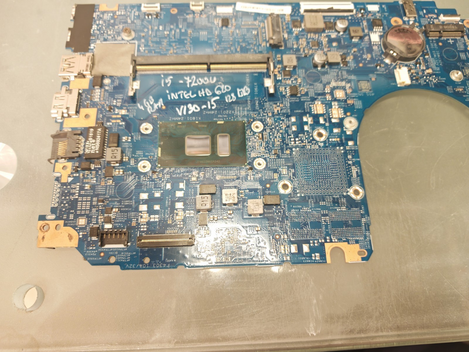 LENOVO V130-15 MOTHERBOARD 448.0DC04.003M INTEL I5-7200U NTEL HD 620 4GB RAM
