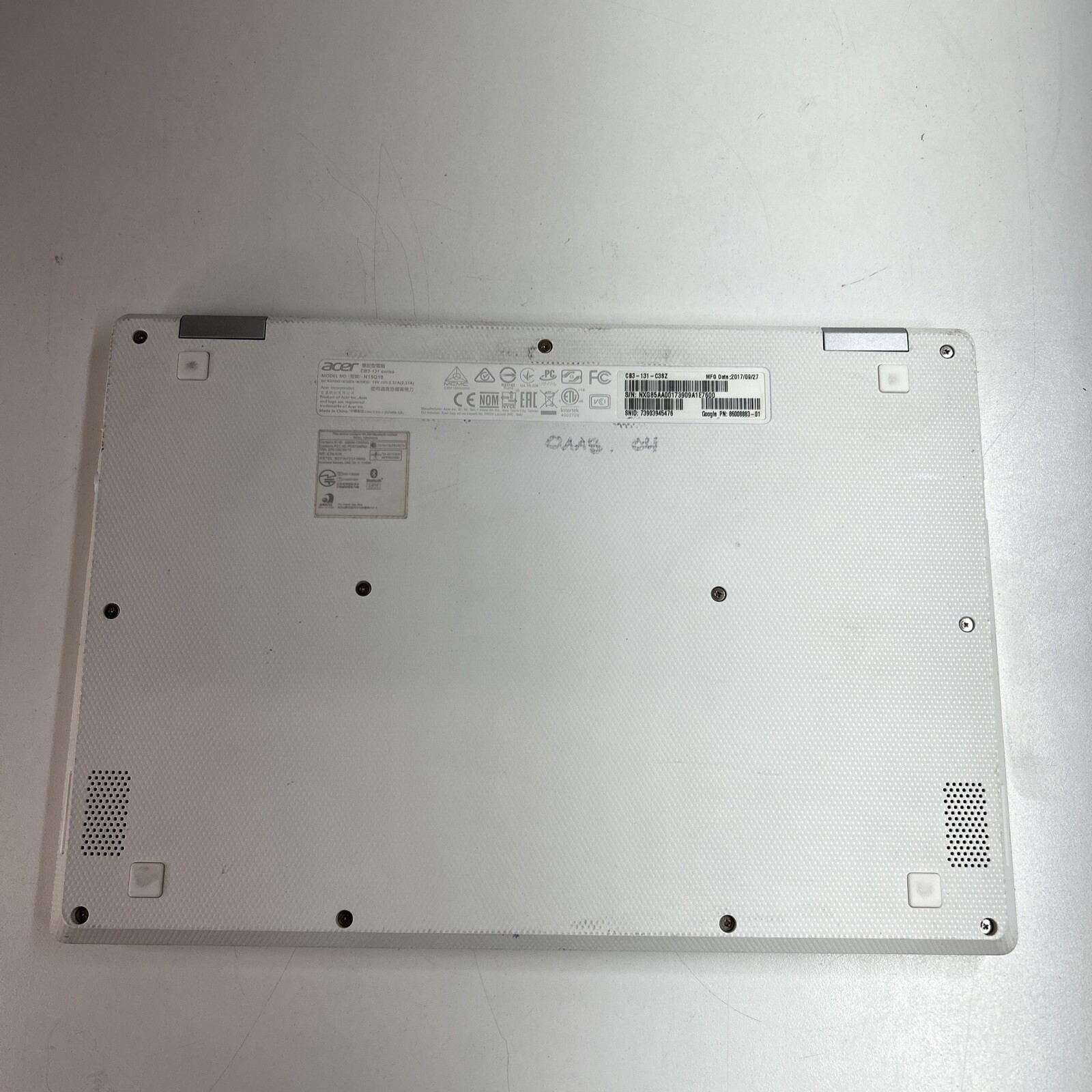 Acer Chromebook 11 CB3-131 Intel Celeron N2840 2GB RAM 16GB eMMC ChromeOS