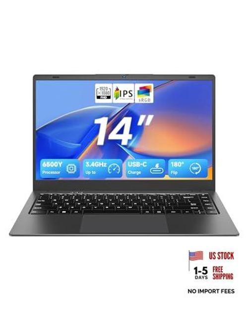 2026 Laptop Computer, Laptop with Pentium Gold 6500Y (Beats Pentium, 128 GB