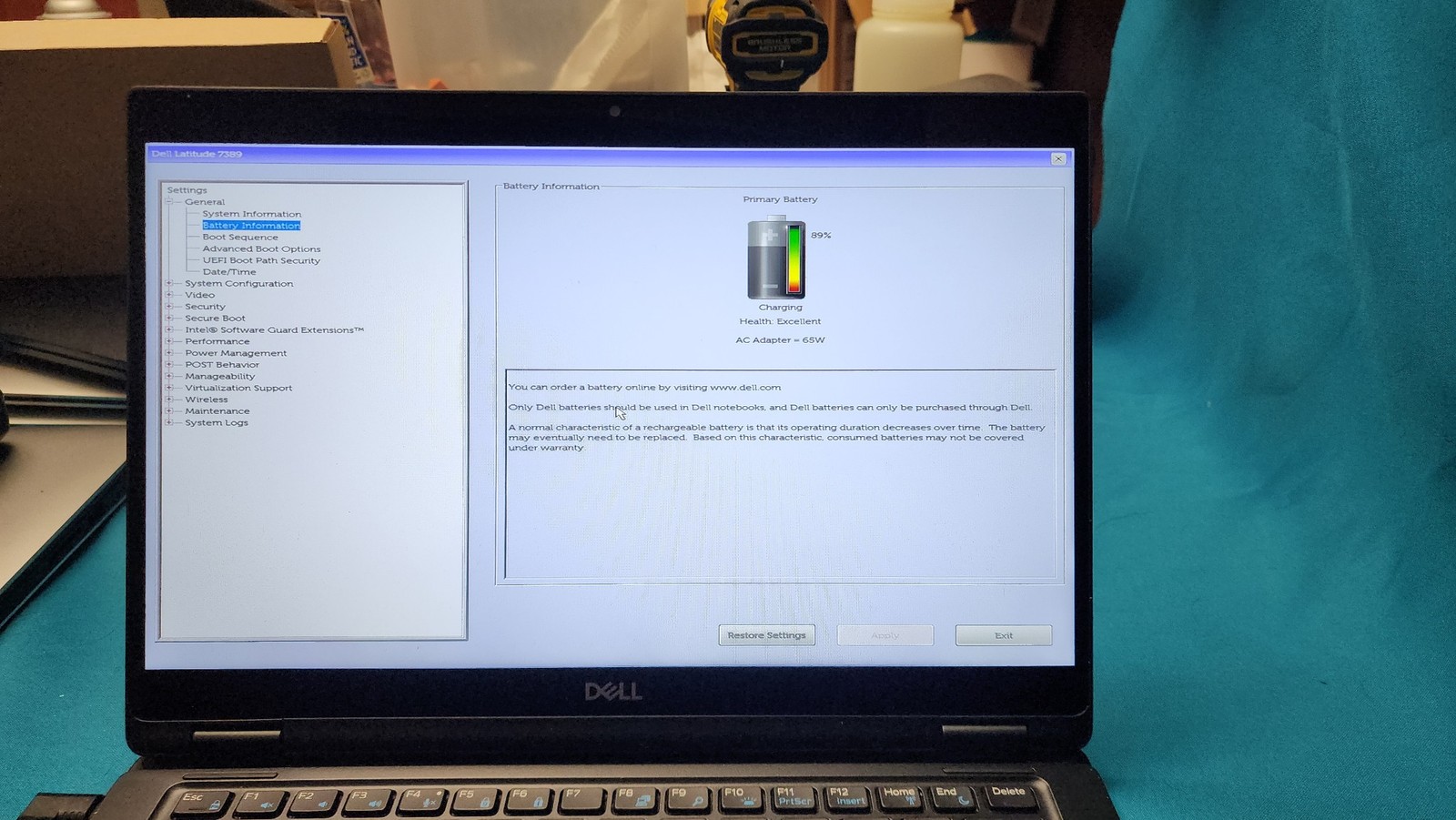 DELL Latitude 7389 Laptop 7th Gen i5 13.3″ FHD Touch 8GB 128GB SSD LTE W11Pro