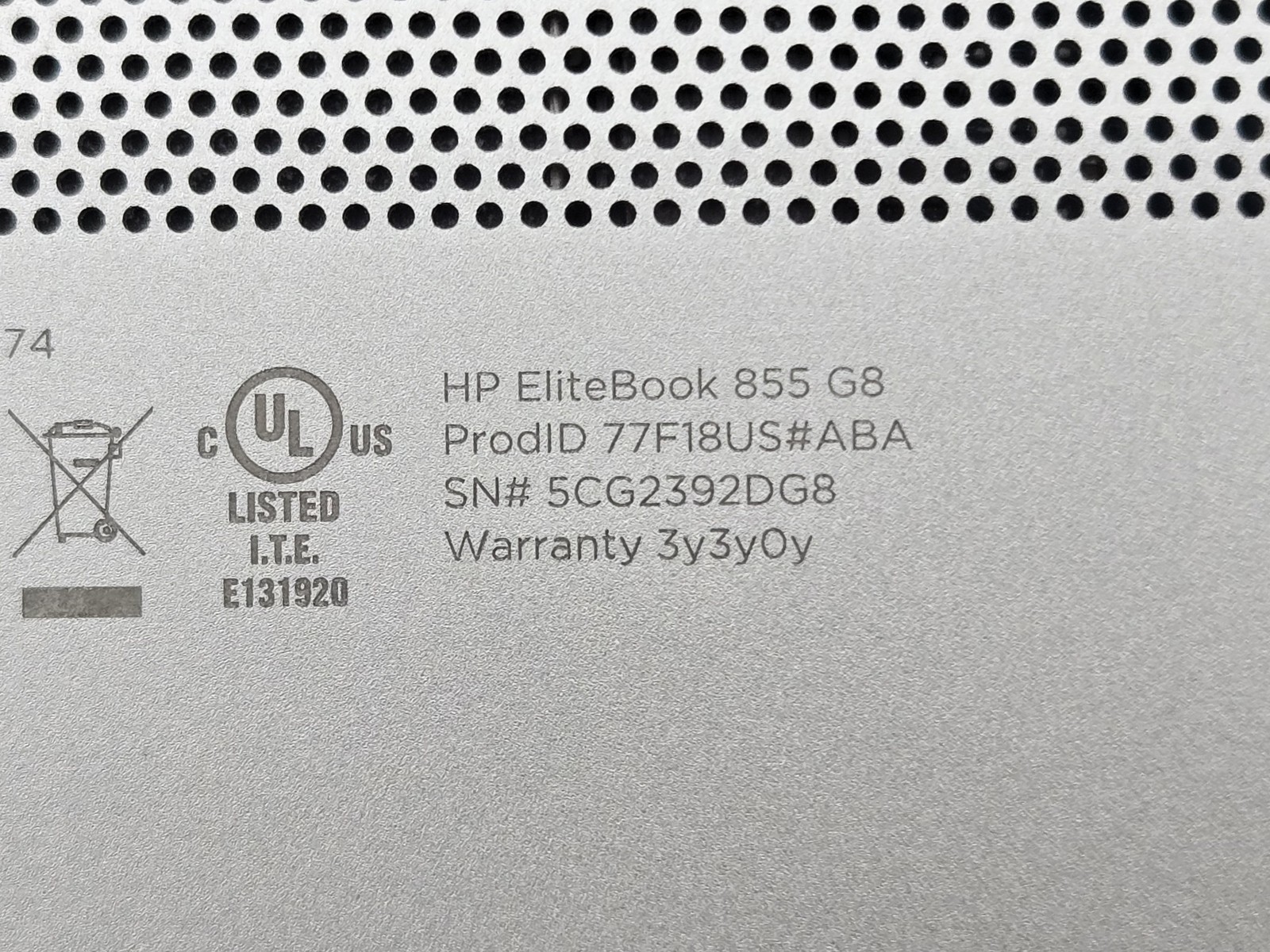 HP EliteBook 855 G8 15″ FHD Touch RYZEN 7 PRO 5850U 512GB SSD 16GB W11P IRCam