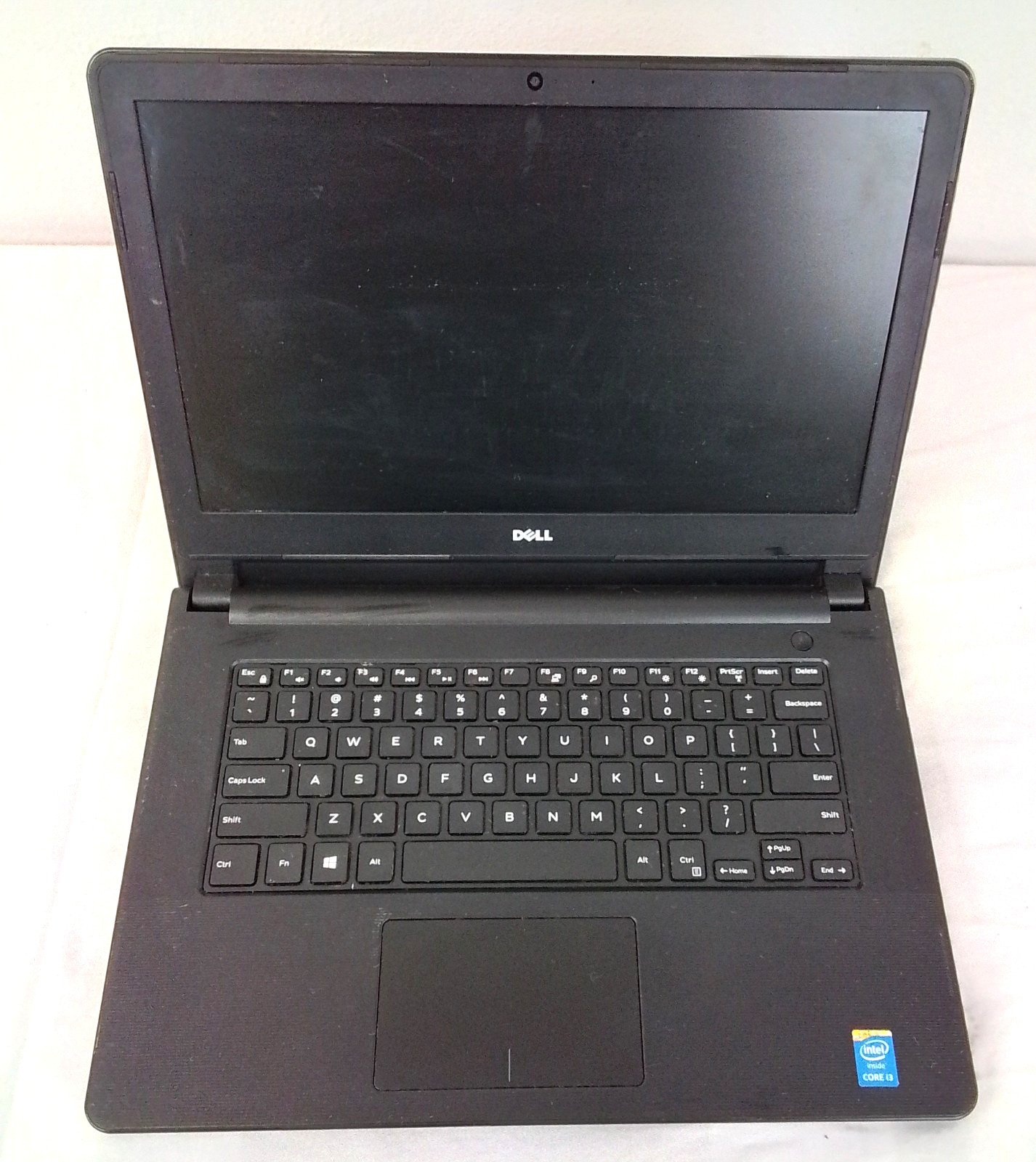 Dell Laptop Intel Core i3 Processor Windows 8 Pro Not Tested Parts Only #W3820