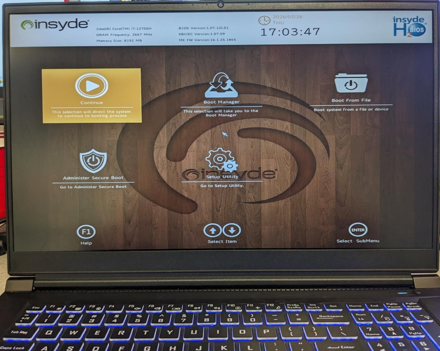 SAGER CLEVO NP70PNK I7-12700H @ 1.7GHz, 8GB RAM, NO HDD/OS