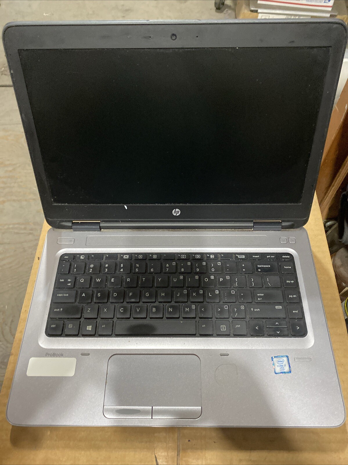 HP PROBOOK 640 G2 INTEL CORE i7-6600U 2.60GHZ 8GB RAM NO HD PARTS BIOS L0CKED