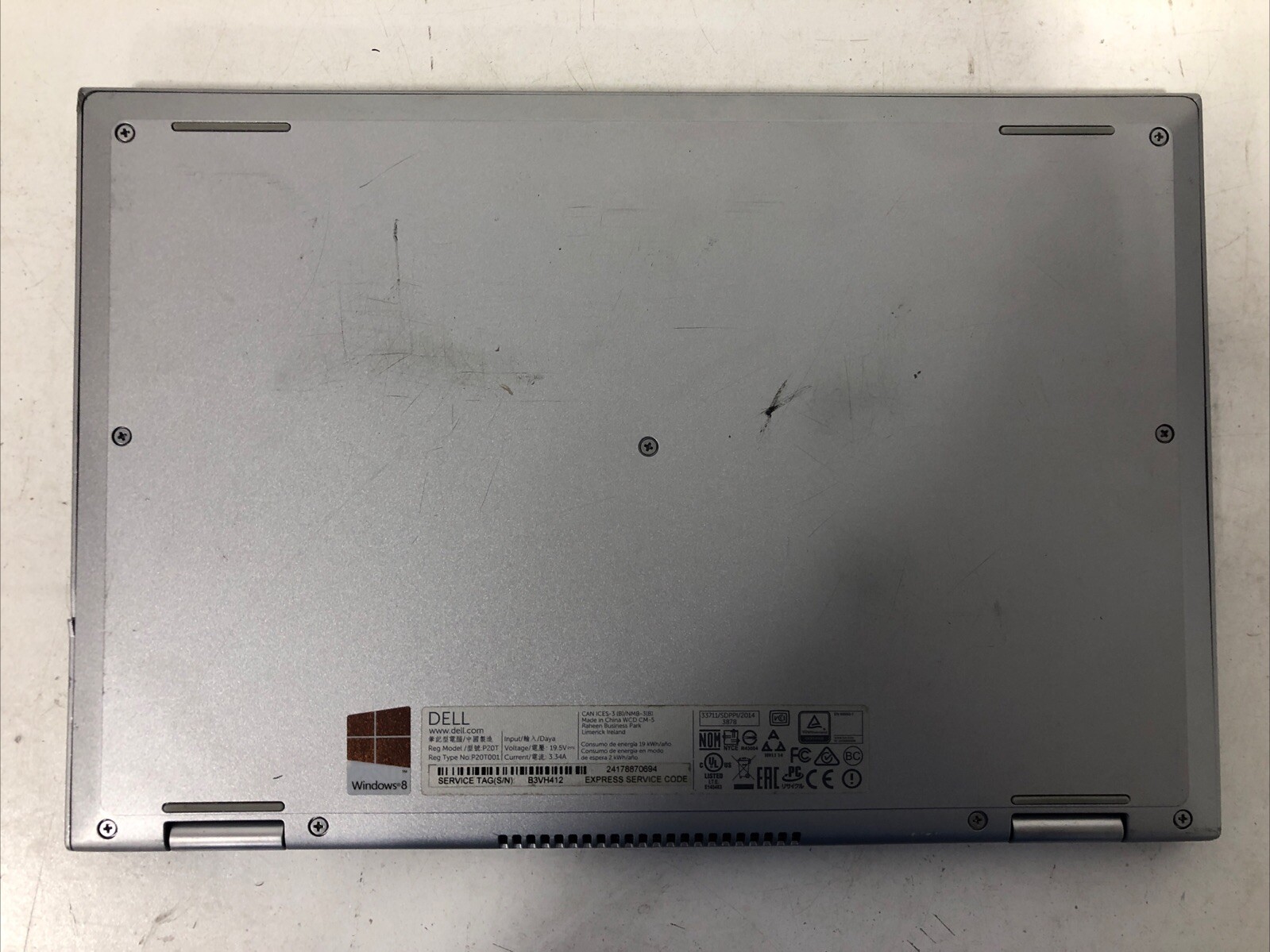 Dell Inspiron 11 – 3147 – 12″ 1366×768 – N3530 – 4GB – NO HDD – NO OS