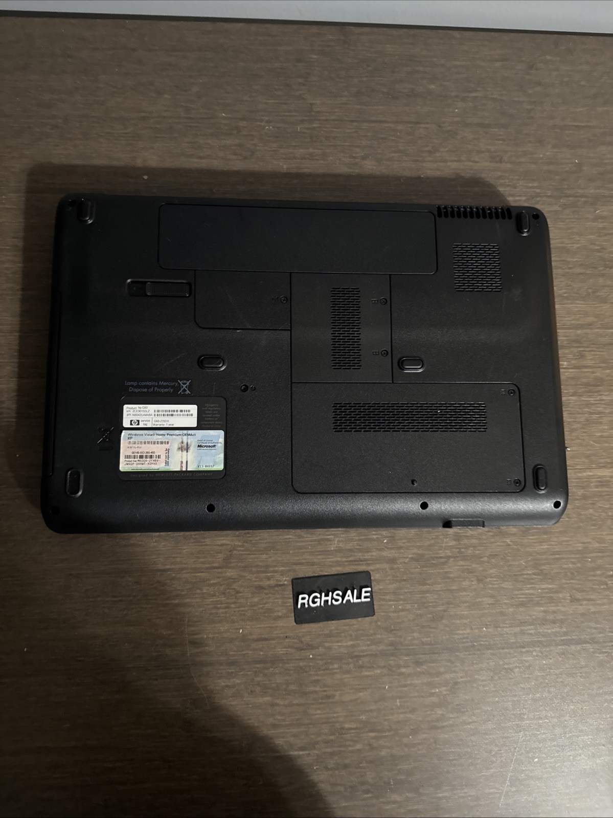 HP G60-235dx Laptop With Power Cable – Boots – FOR PARTS READ