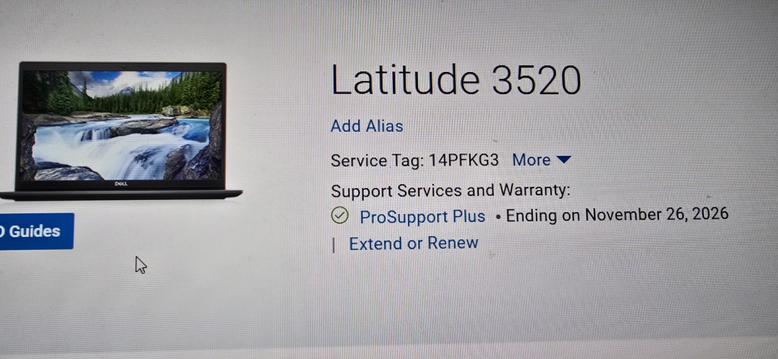 Dell Laptop Latitude 3520 with Warranty