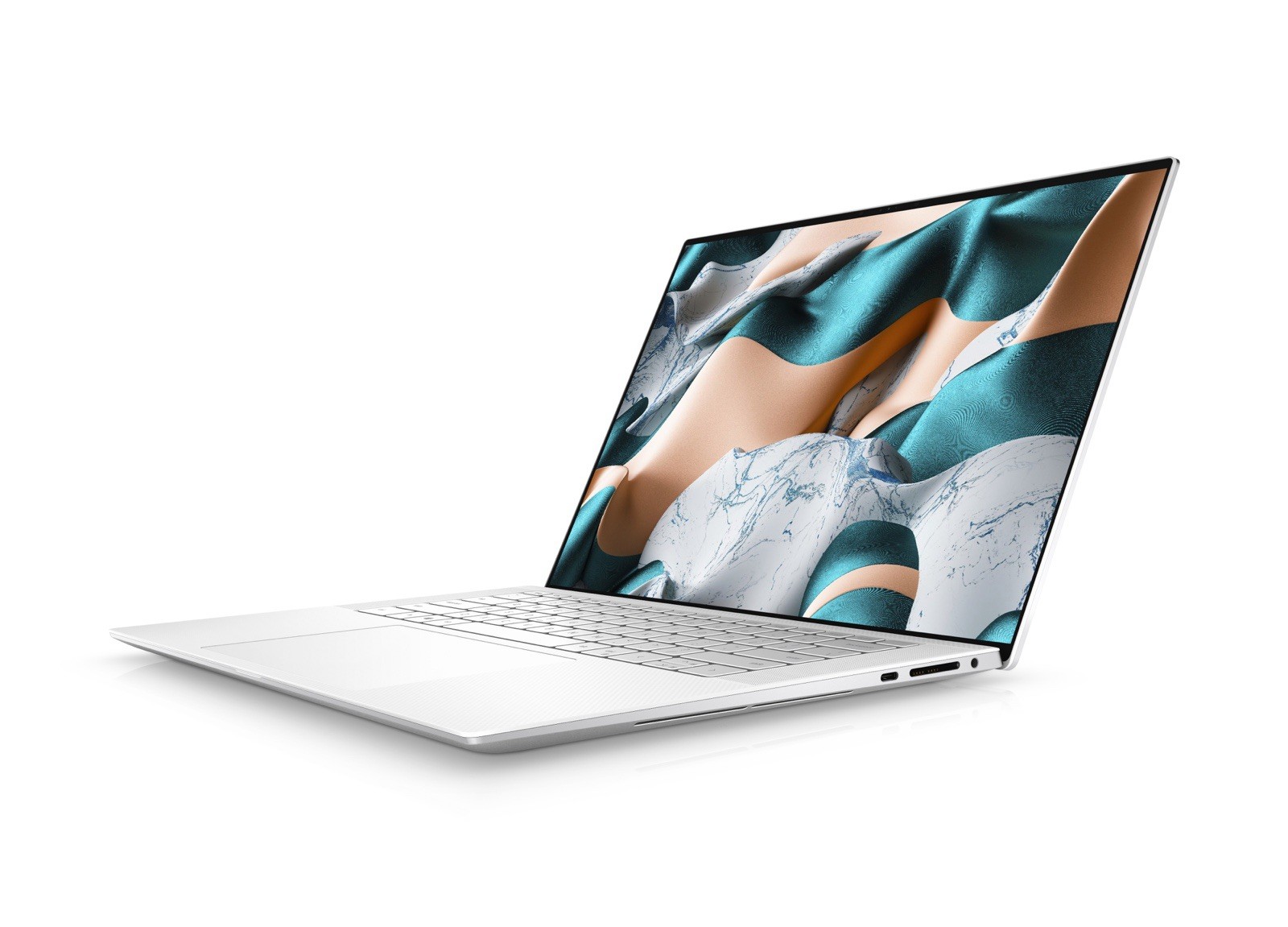 2022 Platinum White Carbon Dell XPS 15 9500 i9-10885H 16Gb 512Gb 1650Ti 4K Touch