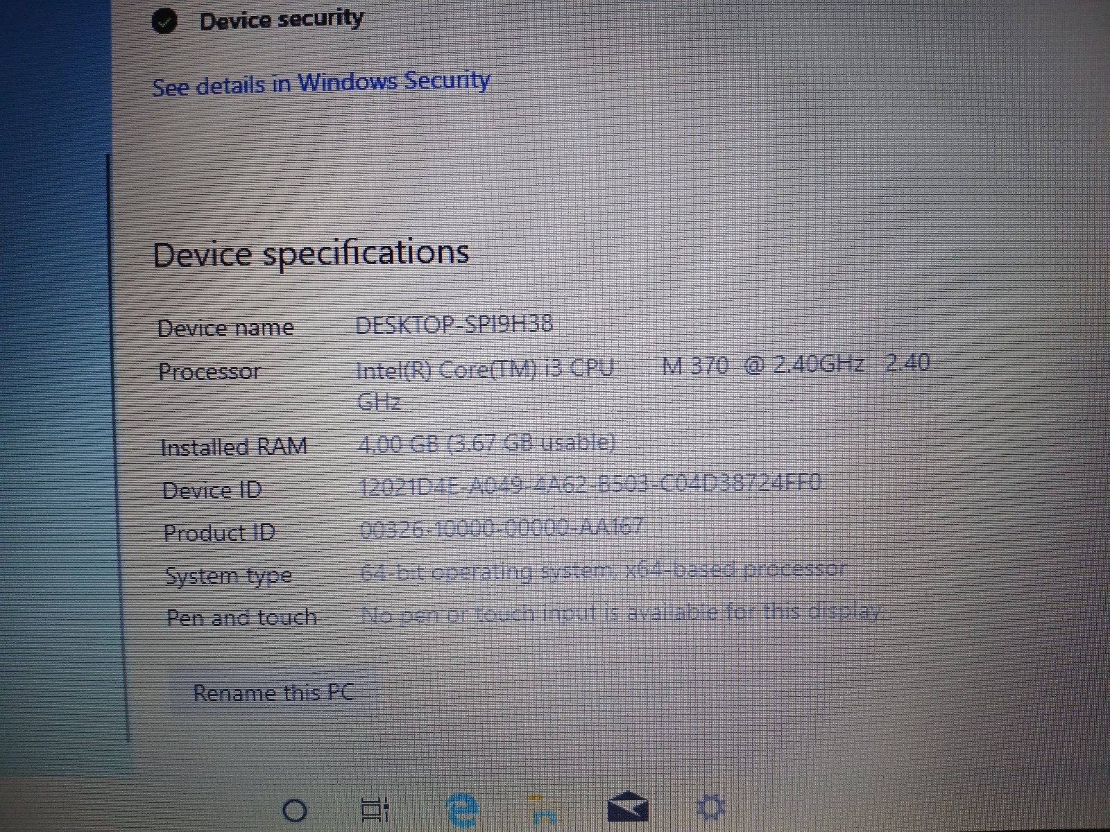 Sony Vaio PCG 71318L Laptop Intel Core i3 – Please see pictures full details