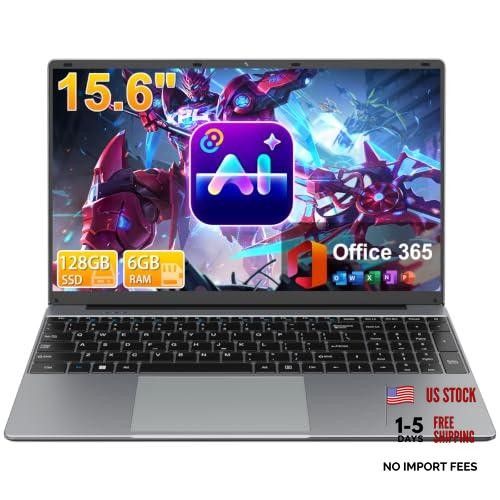 15.6″ FHD Laptops with AI Assistant Included, Quad-Core Processor(Beat Celeron